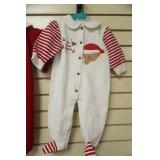 NEW/LIKE NEW Vintage Christmas Baby Outfits. 3-6 month size