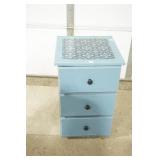 3-drawer wooden night stand 15.5"x15.75"x24.5"