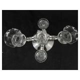 Candelabra - 4-Arm Clear Glass Centerpiece