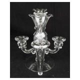 Candelabra - 4-Arm Clear Glass Centerpiece