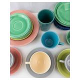 Homer Laughlin Fiestaware Vintage Dinnerware - Mixed Colors, Assorted Pieces