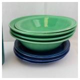 Homer Laughlin Fiestaware Vintage Dinnerware - Mixed Colors, Assorted Pieces