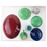 Homer Laughlin Fiestaware Vintage Dinnerware - Mixed Colors, Assorted Pieces