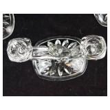 Set of 3 Pressed Plant Botanical Double Arm Candelabras