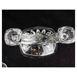 Set of 3 Pressed Plant Botanical Double Arm Candelabras