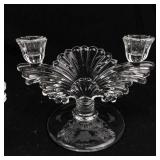 Candelabra Pair - 3-Arm Centerpiece & Fan-Base Candlesticks