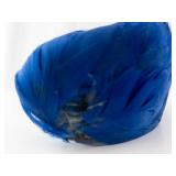 Eurona Blue Feather Fascinator Headpiece - Made in Belgium