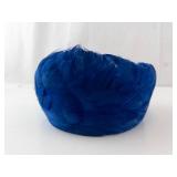 Eurona Blue Feather Fascinator Headpiece - Made in Belgium