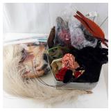 Creatology Feather & Flower Craft Kit & Vintage Assorted Feathers & Flowers for Hats