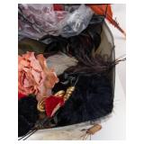 Creatology Feather & Flower Craft Kit & Vintage Assorted Feathers & Flowers for Hats