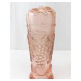Vintage Pink Depression Glass Tri-Footed Hat Pin Holder