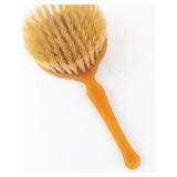 Hair Brush - Bakelite Amber Boar Bristle Vanity Brush