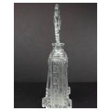 Crystal Perfume Bottle with Shield-Top Stopper