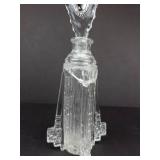 Crystal Perfume Bottle with Shield-Top Stopper