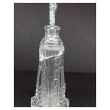 Crystal Perfume Bottle with Shield-Top Stopper