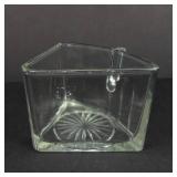 Vintage Triangle Wheel Refrigerator Dish - Starburst Pattern (Single Slice)