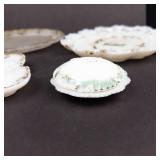 Porcelain Vanity Plates & Ring Holders (Lot of 4)