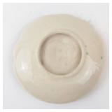 Shell-Shaped Pink Floral Ceramic Trinket Dish 3"