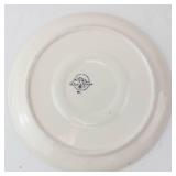 Blue Ridge Hand Painted Plate - Rooster & Floral Motif - Made in USA