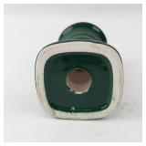 Candlestick Holder - Green Ceramic Tall Taper Candle Stand