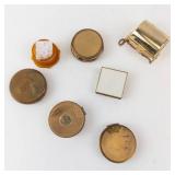 Vintage Gold-Tone Makeup Compacts & Vanity Case Collection (Lot of 7)