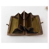 Vintage Octagonal Powder Compacts, Puff Box & Pink Pencil Set