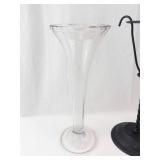 Hat Stands - Clear Glass & Black Metal Display Stands (2-Piece)