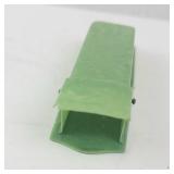 Celluloid Vanity Tool Set - 4-Piece Green Handle with Case