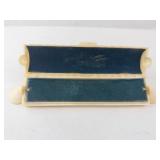 Speidel Seashell Watch Presentation Box - Vintage 1960s Art Deco Case for Watch & Band