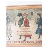 The Gotzian Shoe Advertising Print - Wales-Goodyear Rubbers, Framed Vintage Poster