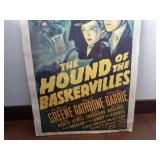 The Hound of the Baskervilles Movie Poster - Basil Rathbone & Nigel Bruce 27x40