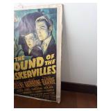 The Hound of the Baskervilles Movie Poster - Basil Rathbone & Nigel Bruce 27x40