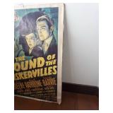 The Hound of the Baskervilles Movie Poster - Basil Rathbone & Nigel Bruce 27x40