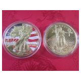 (CNTR) 2 Novelty Liberty Coins in C...