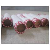 (CNTR) 8 Rolls of Unsearched Pennie...