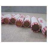 (CNTR) 8 Rolls of Unsearched Pennie...