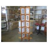 (EW1) Wood 5-Tier Picture Frame She...