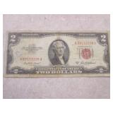 (CNTR) 1953 Red Seal $2 Bill...