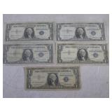 (CNTR) 5 - 1957 Silver Certificate ...