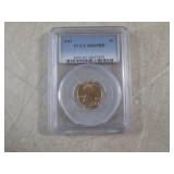 (CNTR) Graded 1941 Wheat Penny MS65...