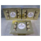 (B-2) 3 Packages of Ferrero Rocher ...