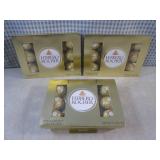 (B-2) 3 Packages of Ferrero Rocher ...