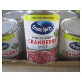 (B-1) 12 Cans of Ocean Spray Whole ...