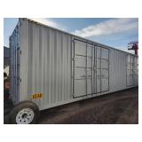 ZNCU4010115 // 40 Ft Shipping Container with 2 Side Doors, 40HC, Single Trip