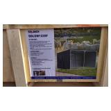SDLANCH Galvanized Metal Livestock Shed Kit (SDLGM1220F)
