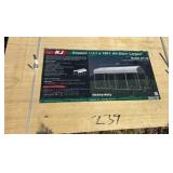 2025 K1119 Unused 11FTx19FT All- Steel Carport