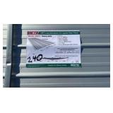 2025 K0311 Unused 10FT Long Galvalume Corrugated Steel Panel