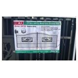 2025 K0720 Unused 7FT(H)x 20FT(L) Metal Farm Driveway Gate