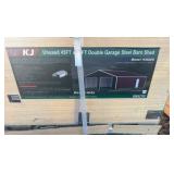 2025 K4525G Unused 45FTx25FT Double Garage Steel Barn Shed
