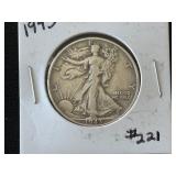 1943 Walking Liberty Half Dollar